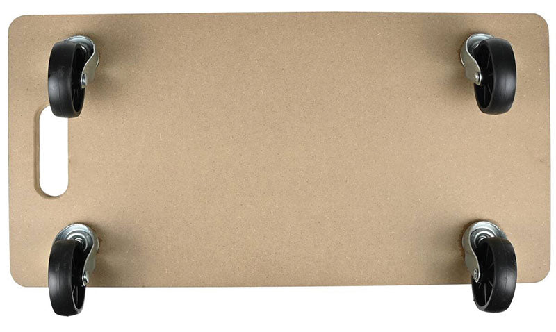 Pedana Con Ruote Portatile - Carico 300kg, Dimensioni 48x29x12.5 Cm, Colore Nero - Foto 8