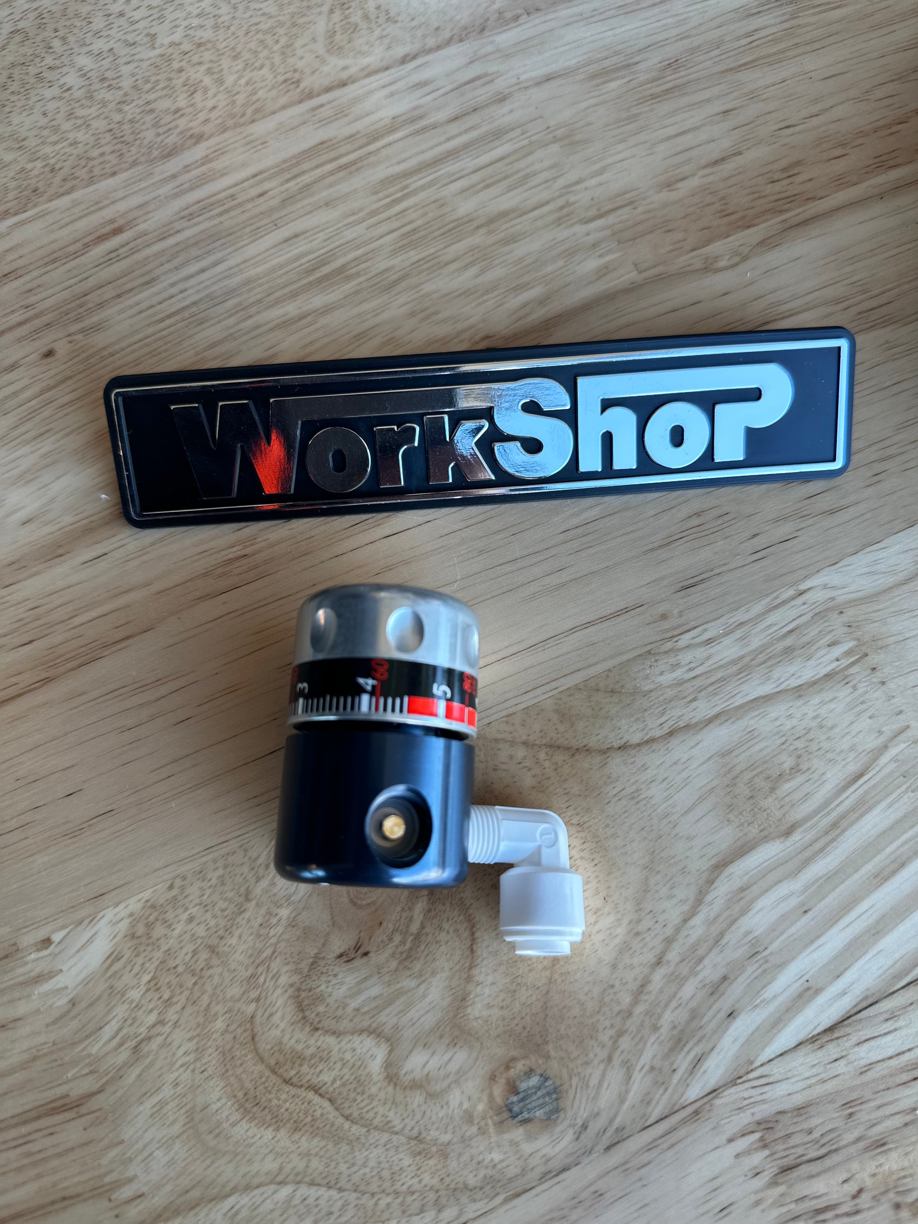 Riduttore di pressione Zerica per bombole a perdere Co2 in alluminio