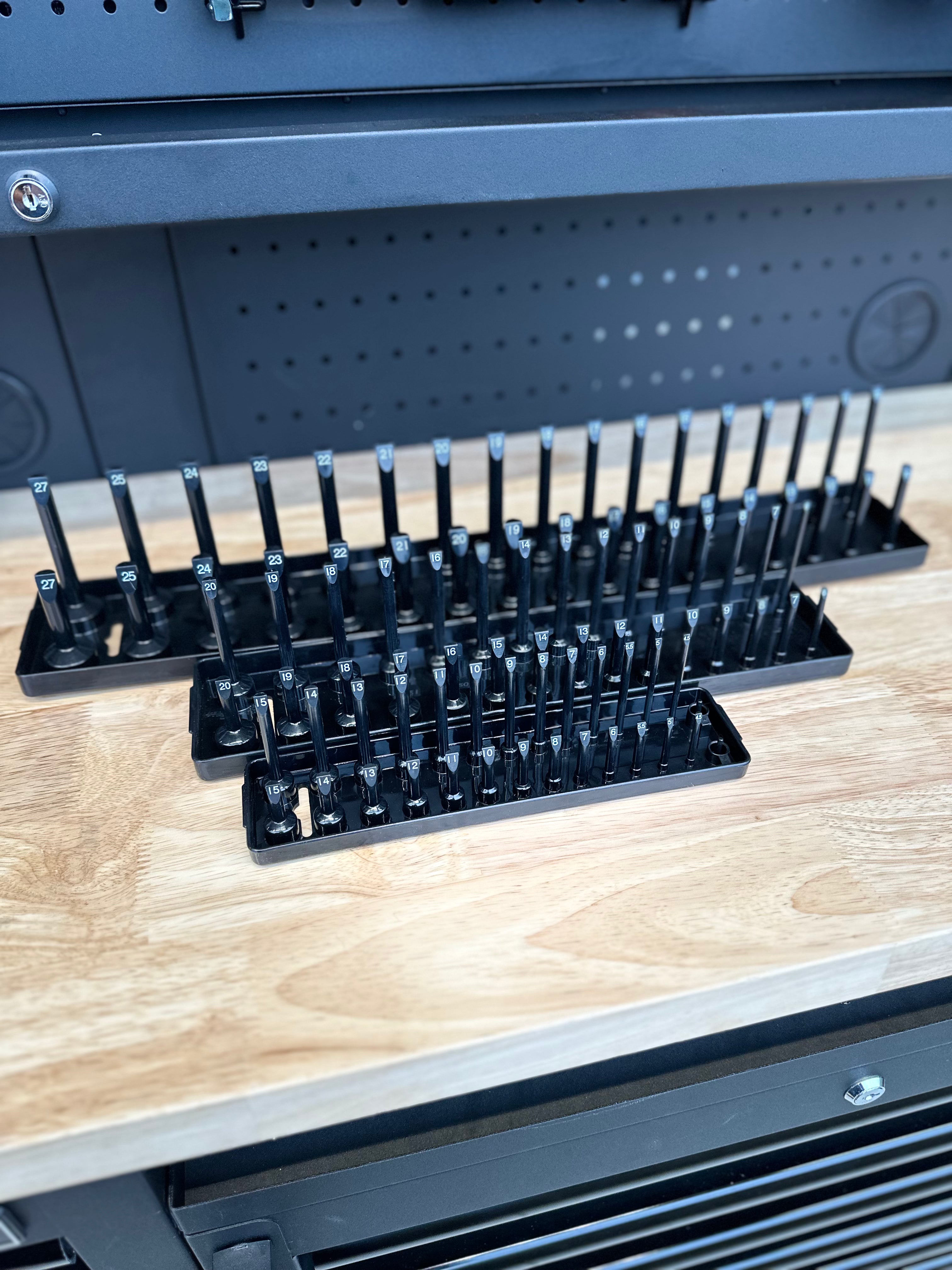 Set 3 portabussole Pvc Arredo  Officina Workshopitaly MPS Total Black