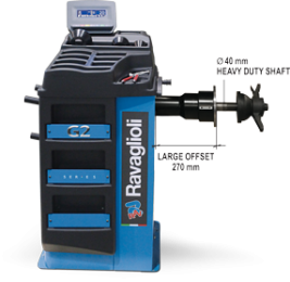 EQUILIBRATRICI ELETTRONICHE COMPUTERIZZATE Ravaglioli G2.121RFM + GAR301