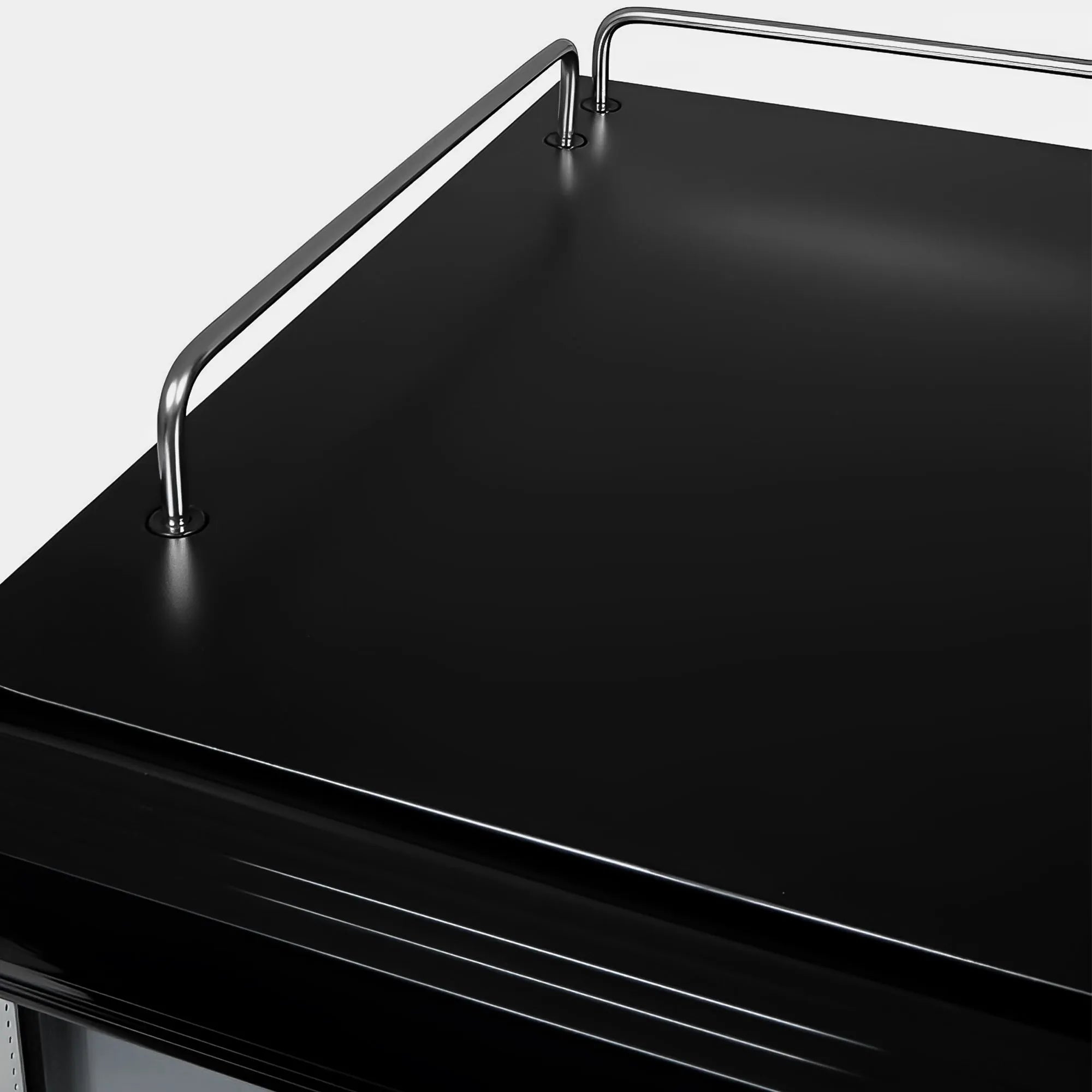 Frigorifero con porta in vetro 25 litri da appoggio Full Black Officina