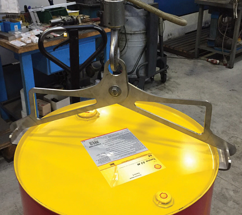 SOLLEVATORE PER FUSTI , MAX 350 KG FERMEC GM001