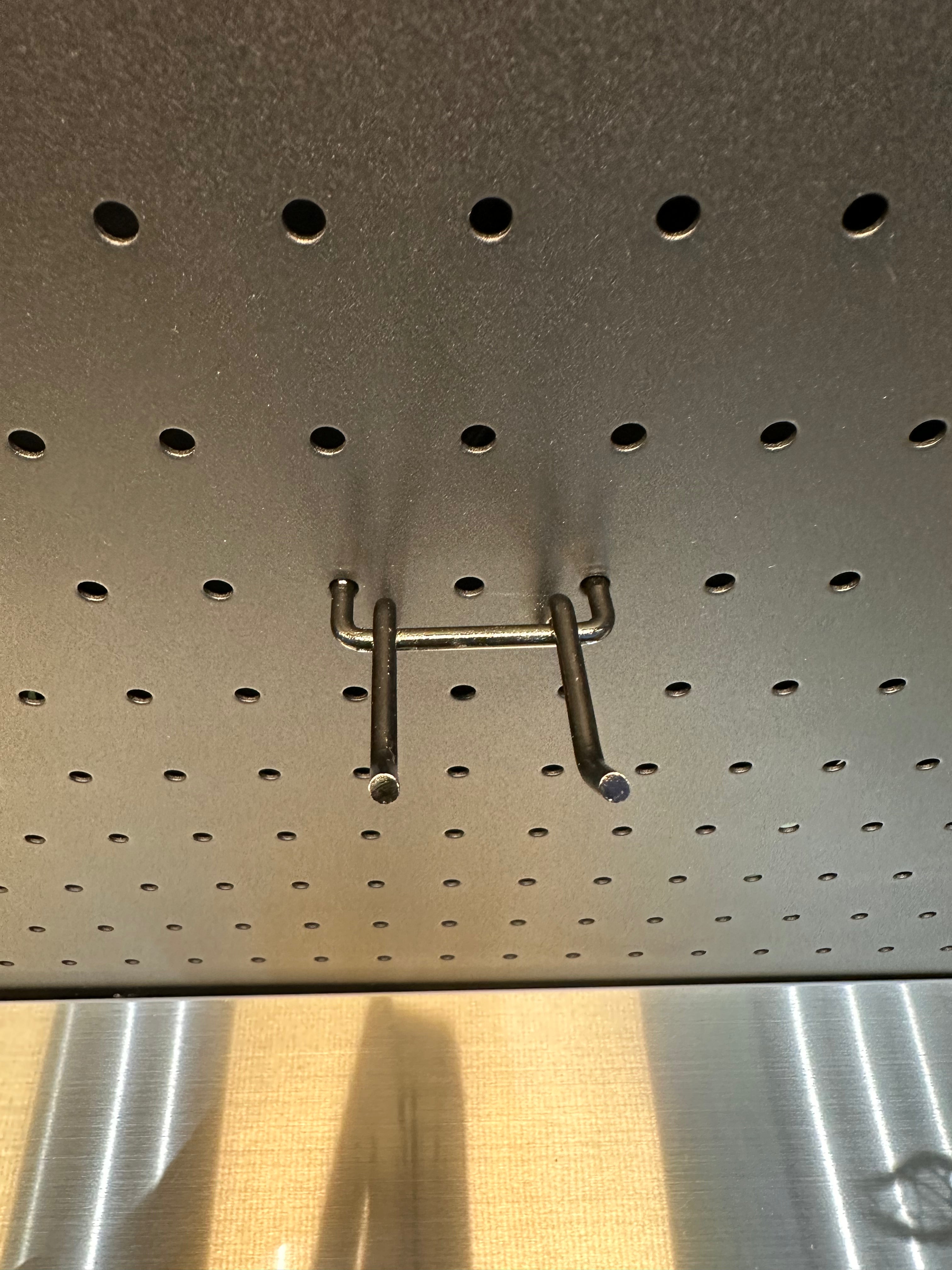 Ganci doppi ad alta resistenza per Arredo  Officina Workshopitaly MPS Total Black conf. 12pz.