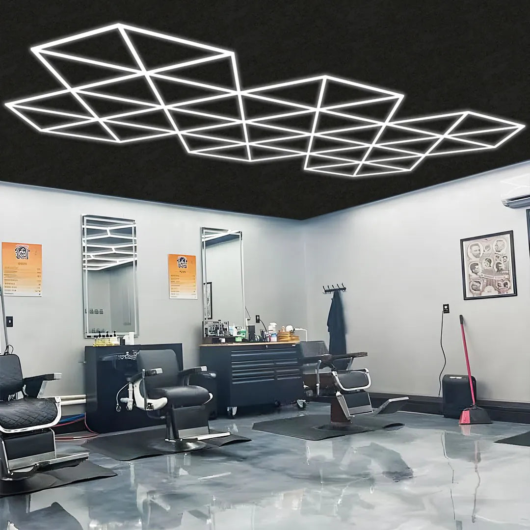 Luce led a soffitto 40 elementi 4,8mt x 2,8mt