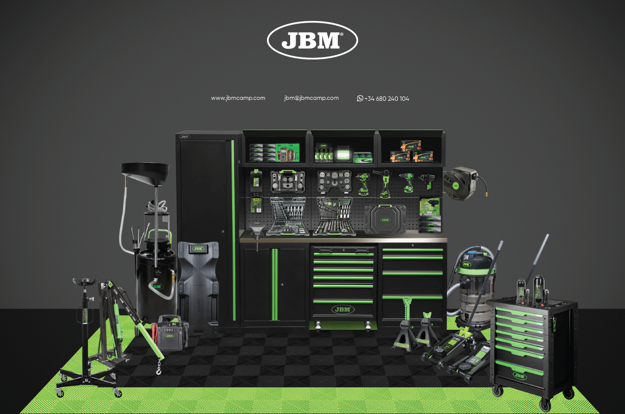 KIT OFFICINA COMPLETA JBM SERIES597 COMPLETO DI 8MT QUADRI DI PAVIMENTO