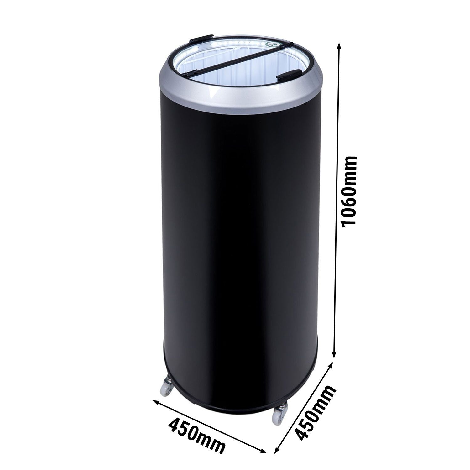 Frigorifero raffrescatore 71 litri Full Black Officina