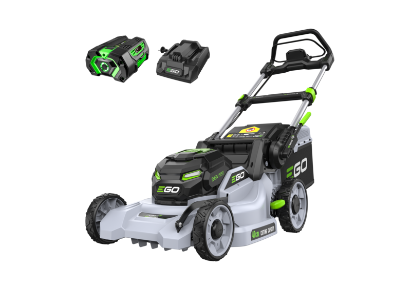 Kit tosaerba a spinta da 47 cm EGO LM1912E + KIT MULCHING + TAGLIABORDI ST1300E-S