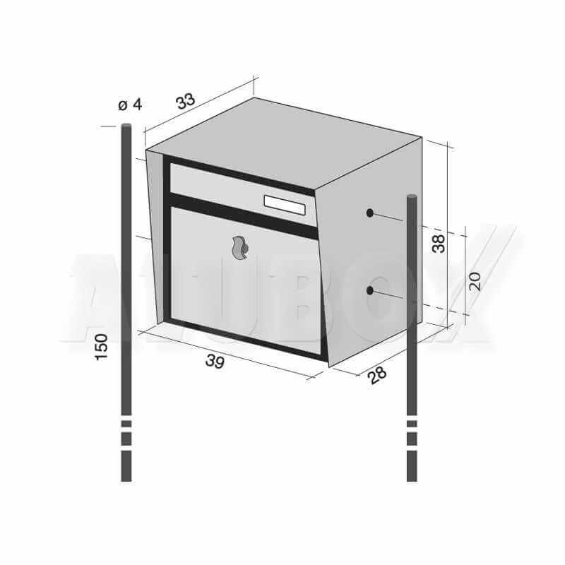 PORTAPANE Ritiro Posteriore ALUBOX