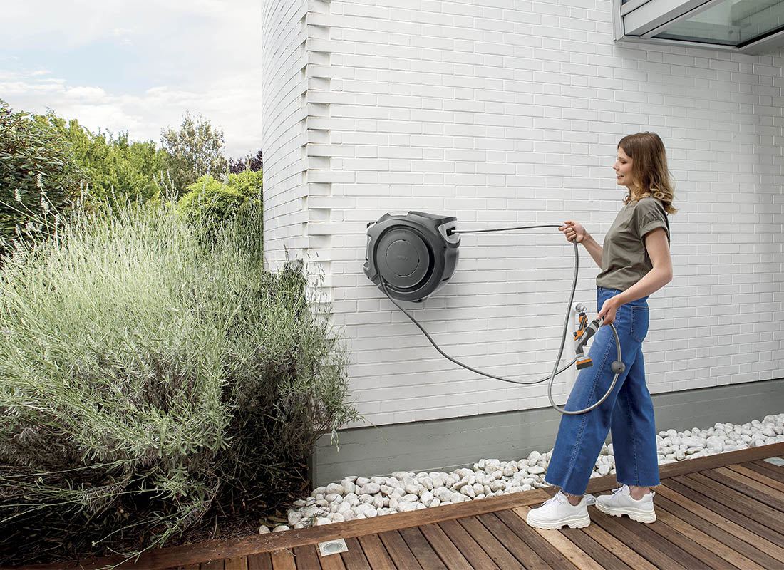 REWALL 30MT. avvolgitubo automatico da parete GF GARDEN GLOBO