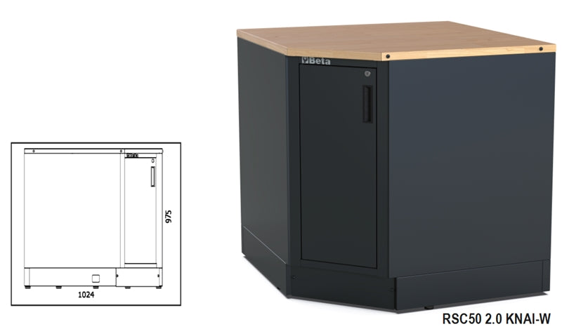 Modulo inferiore angolare per arredo officina RSC50 2.0 Beta RSC50 2.0 KNAI-W