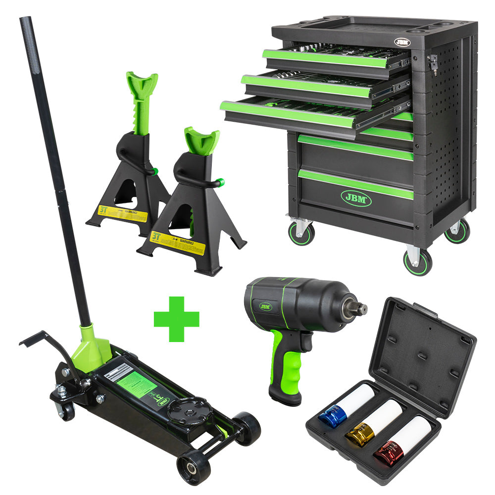 PROMO 53904 CARRELLO A 7 CASSETTI + 53779 + 50818 + 53608 + 51336 JBM