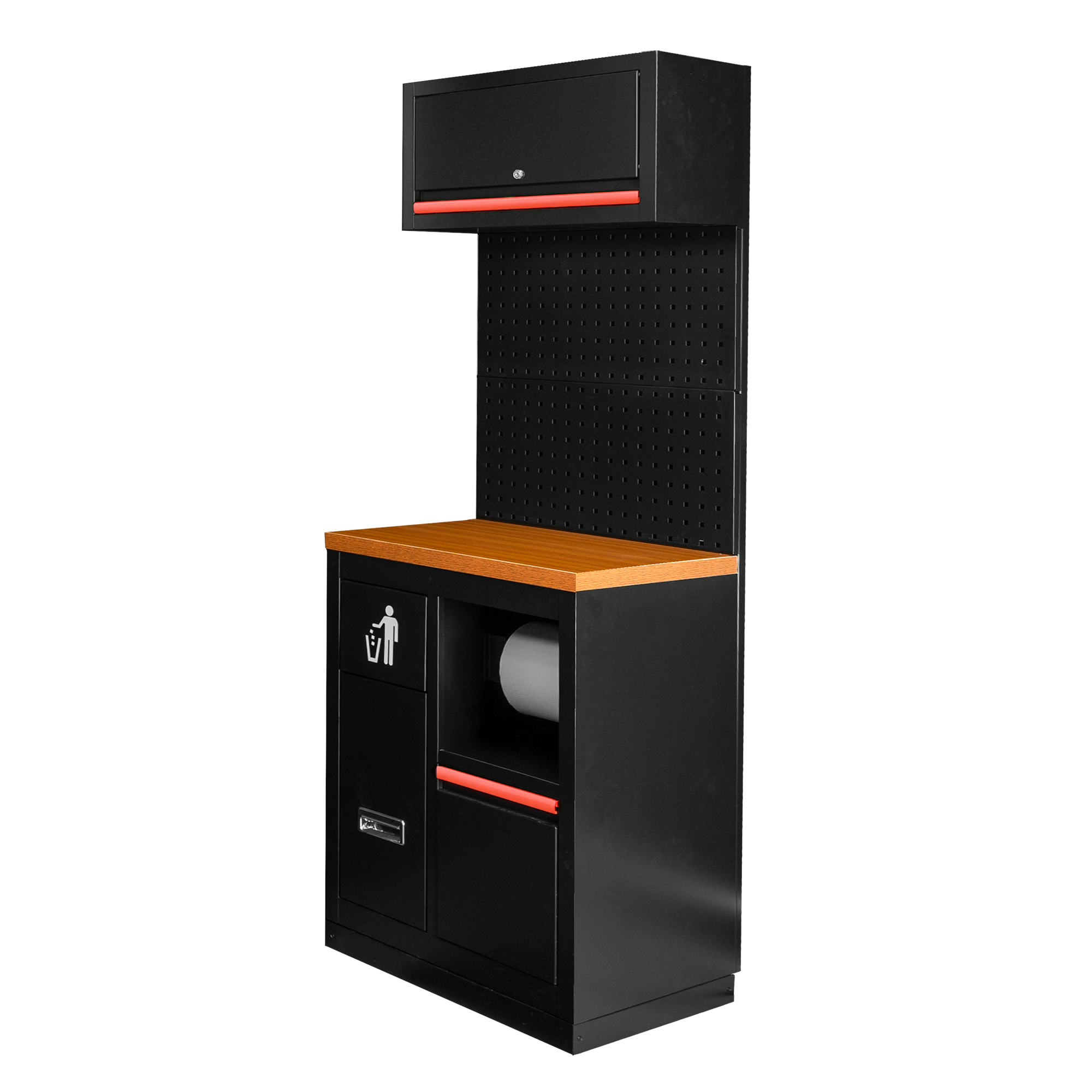 SET DI MOBILI MODULARI (7 PEZZI) - ROSSO SERIE524R JBM