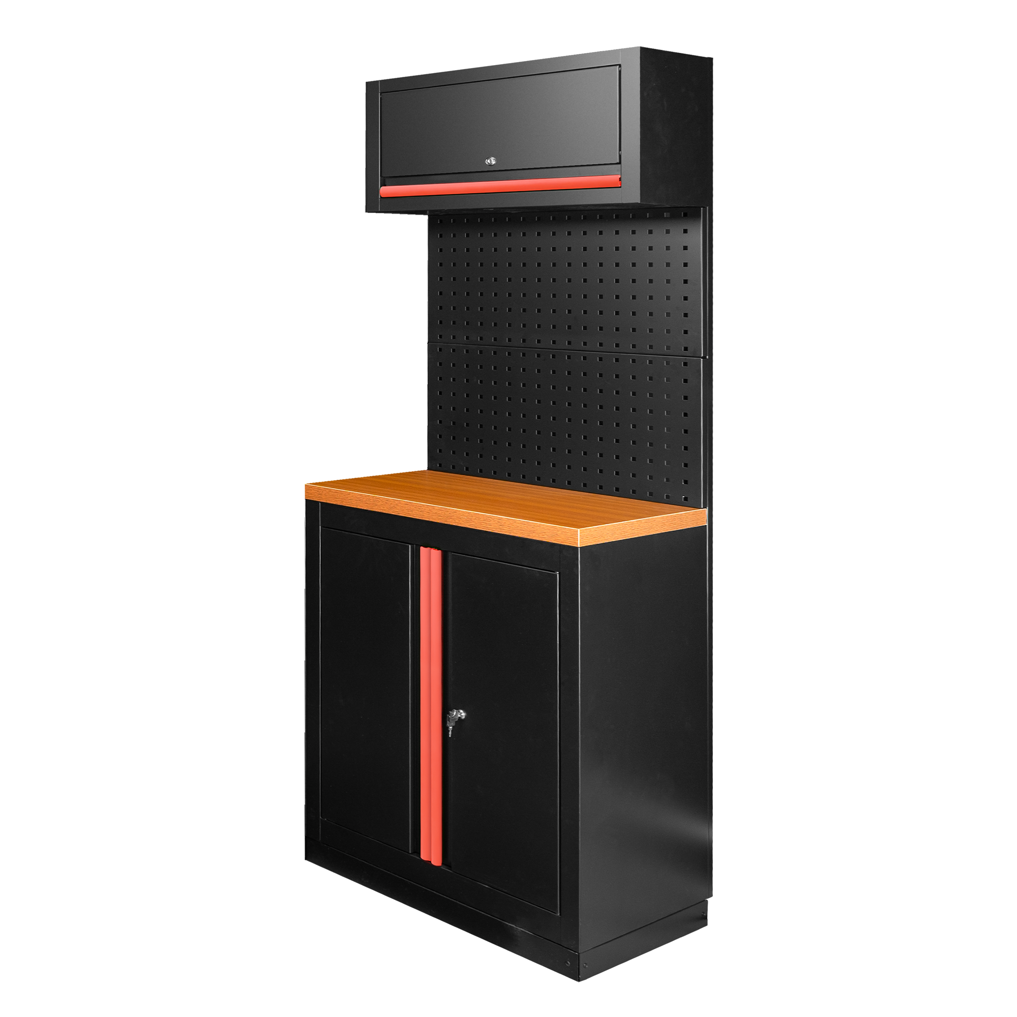 SET DI MOBILI MODULARI (7 PEZZI) - ROSSO SERIE525R JBM