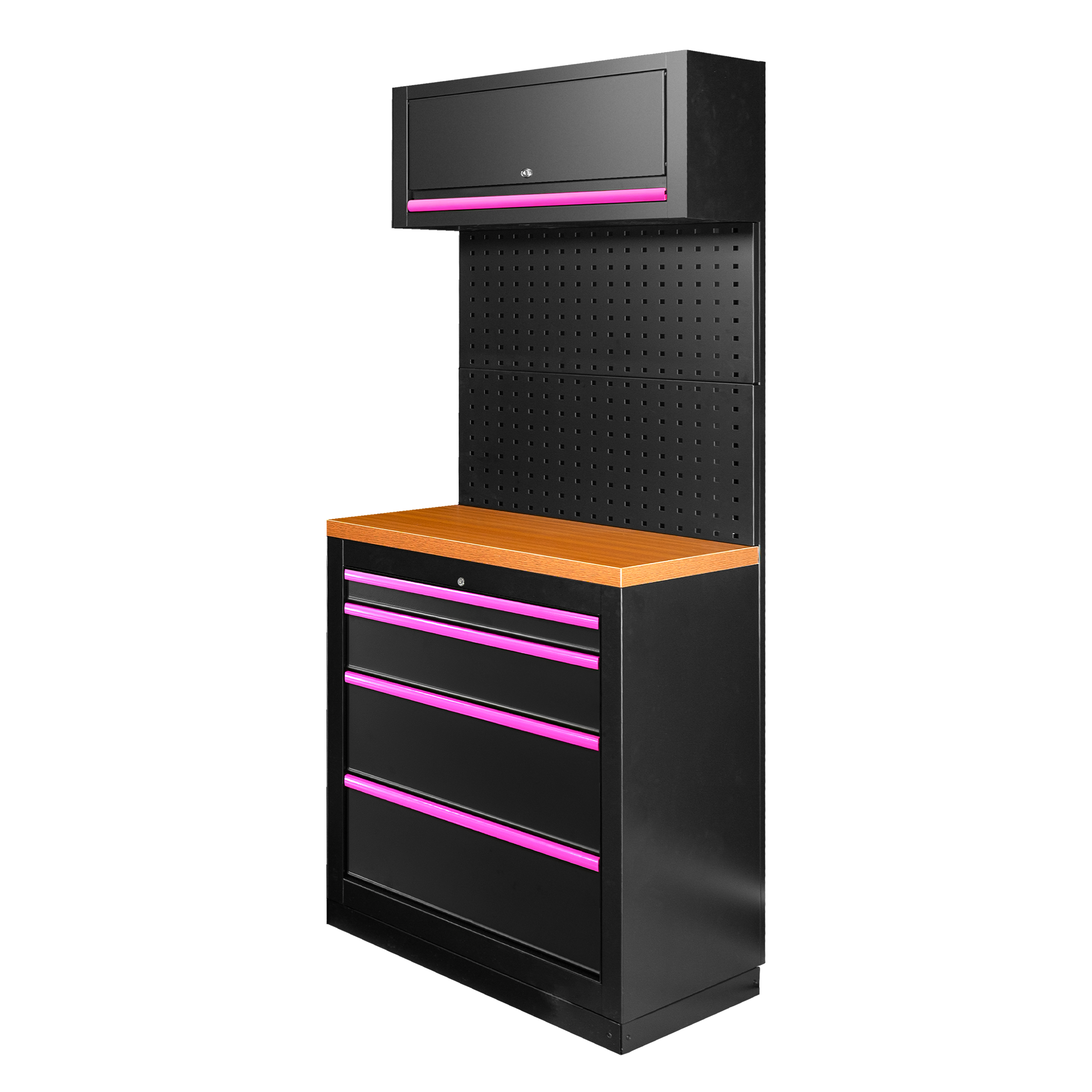 SET DI MOBILI MODULARI (7 PEZZI) - ROSA SERIE526P JBM