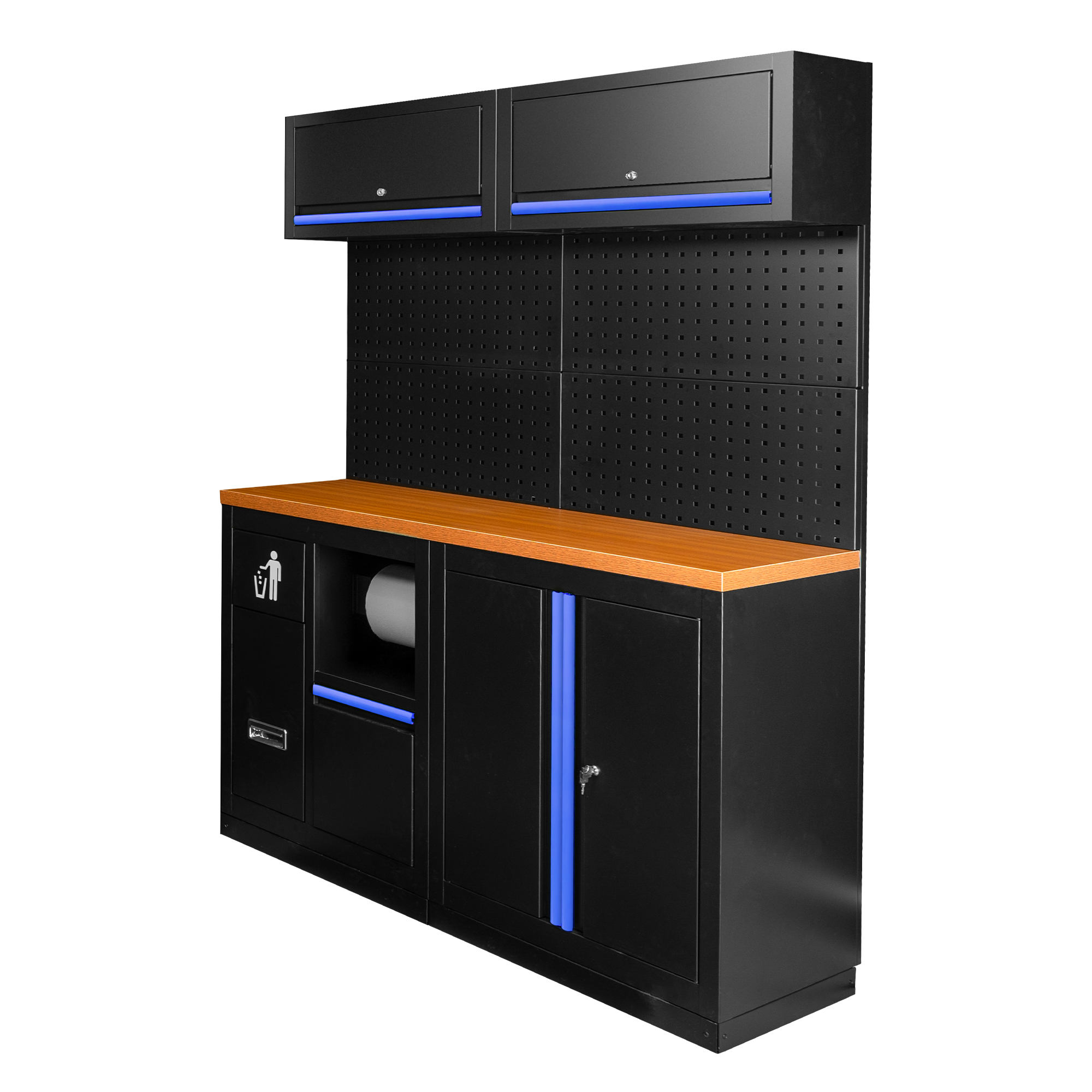 SET DI MOBILI MODULARI (12 PEZZI) - BLU SERIE527B JBM