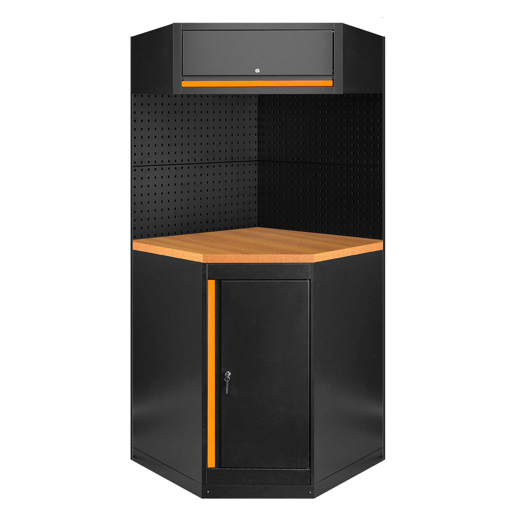 SET DI MOBILI MODULARI (11 PEZZI) - ARANCIONE SERIE528O JBM