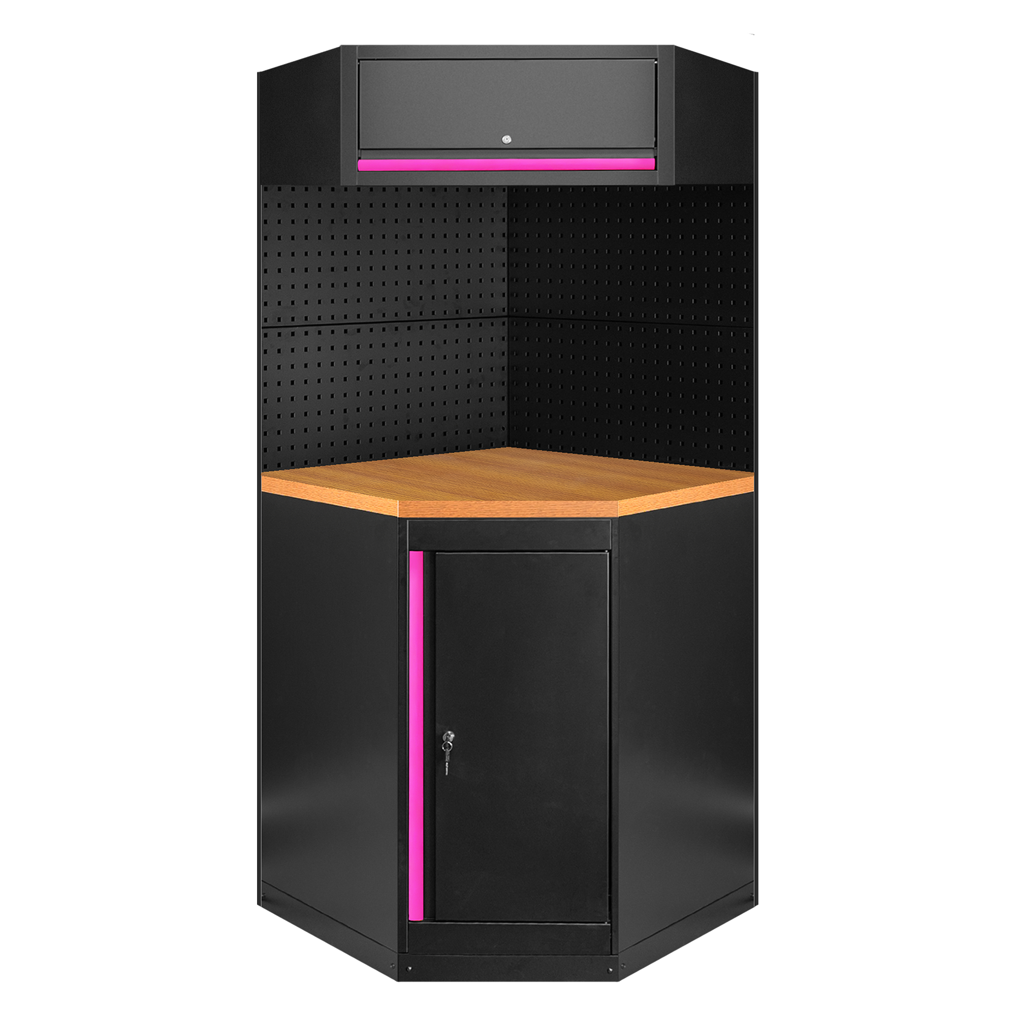 SET DI MOBILI MODULARI (11 PEZZI) - ROSA SERIE528P JBM