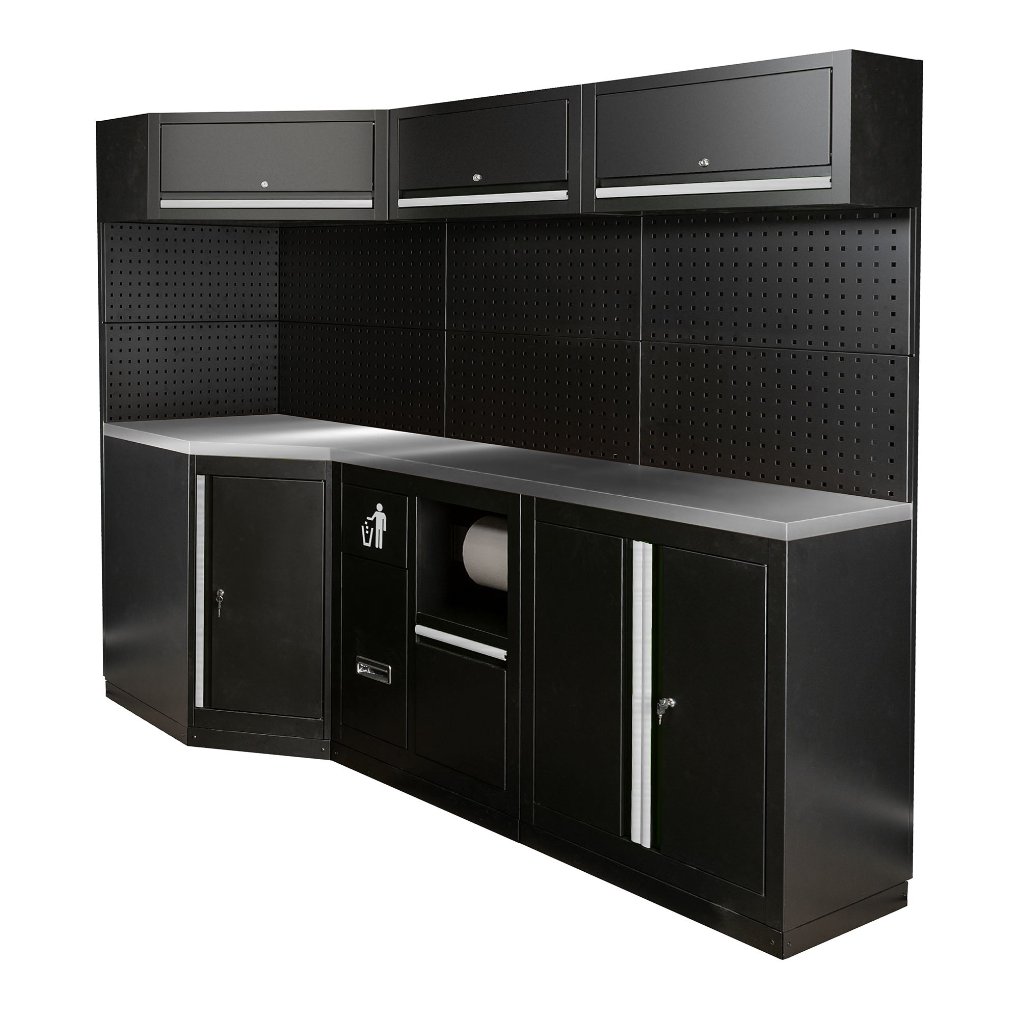 SET DI MOBILI MODULARI (22PCS) - ARGENTO SERIE589S JBM