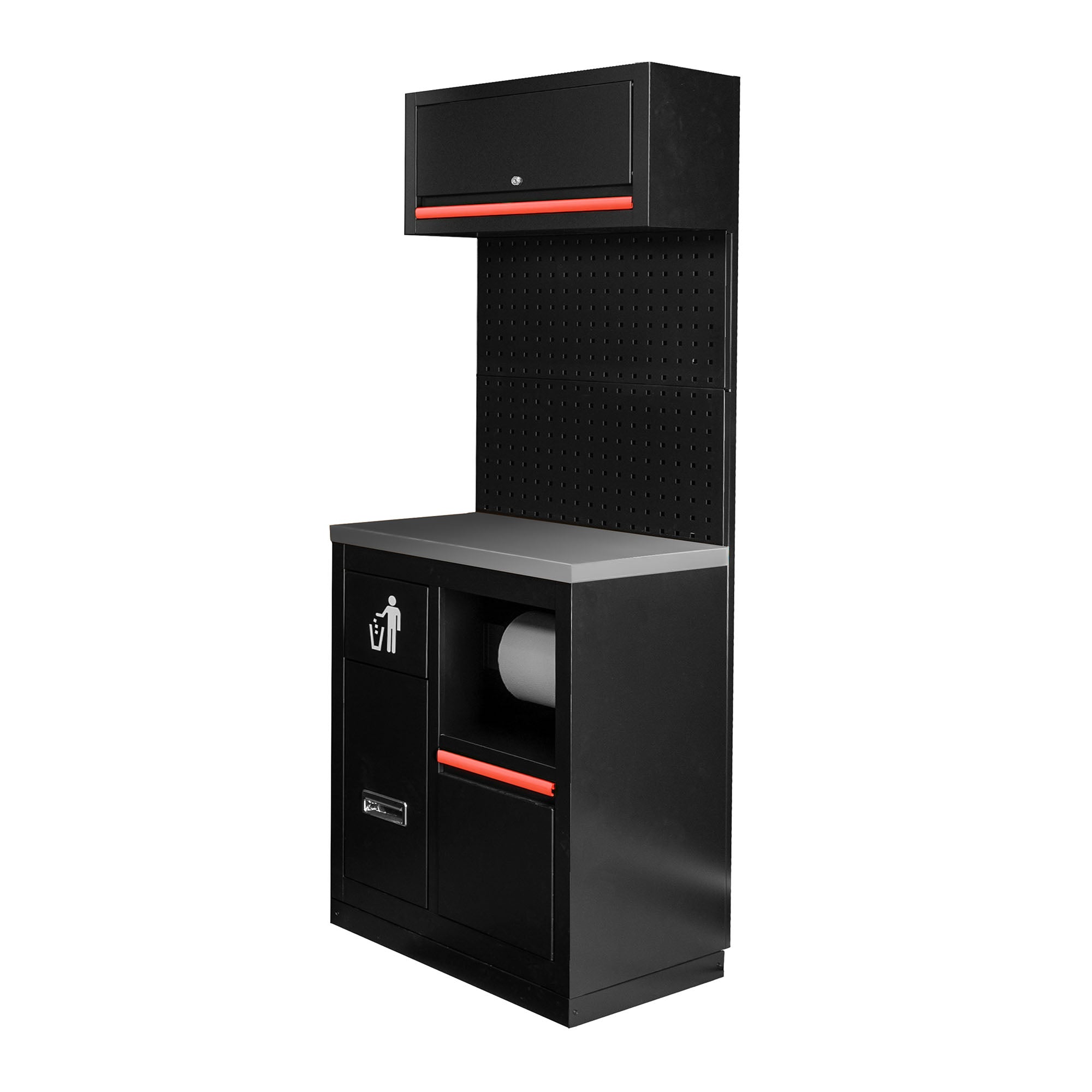 SET DI MOBILI MODULARI (7 PEZZI) - ROSSO SERIE591R JBM