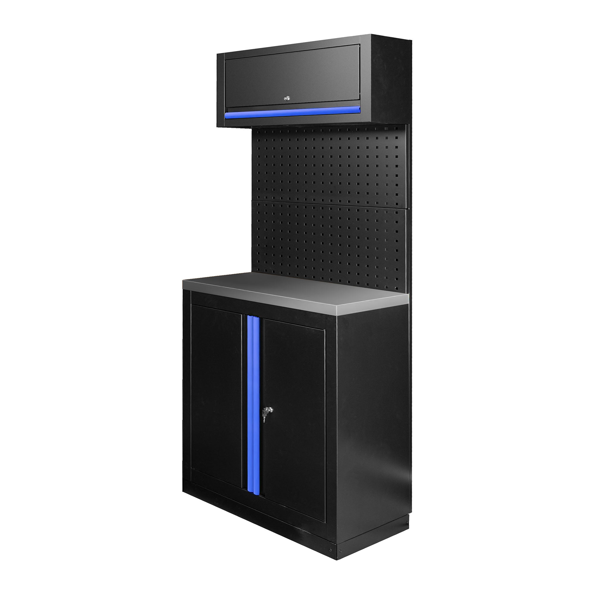 SET DI MOBILI MODULARI (7 PEZZI) - BLU SERIE592B JBM