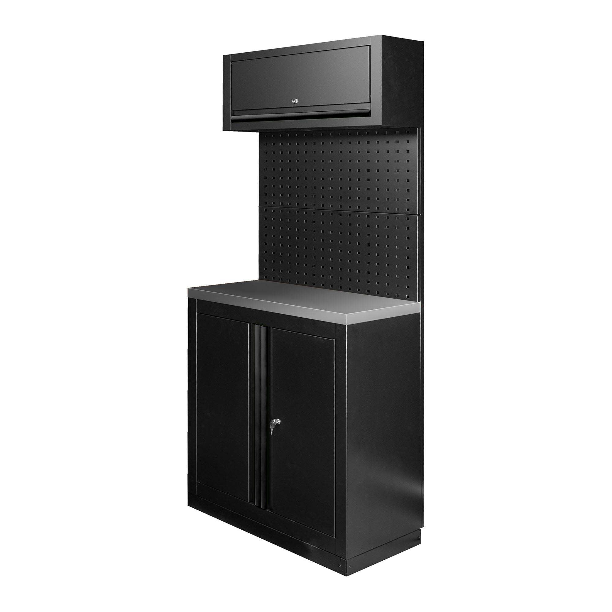 SET DI MOBILI MODULARI (7 PEZZI) - NERO SERIE592K JBM