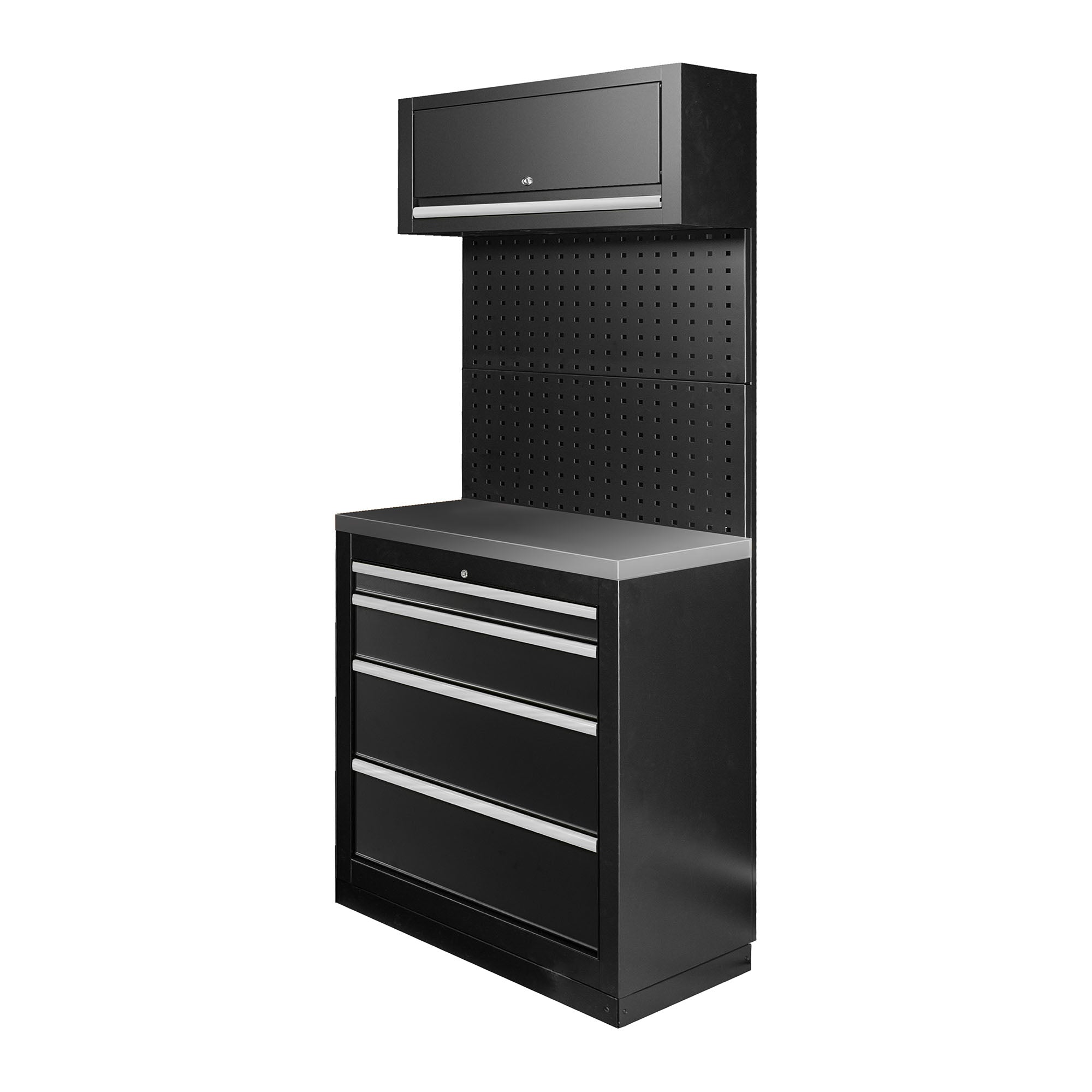 SET DI MOBILI MODULARI (7 PEZZI) - ARGENTO SERIE593S JBM
