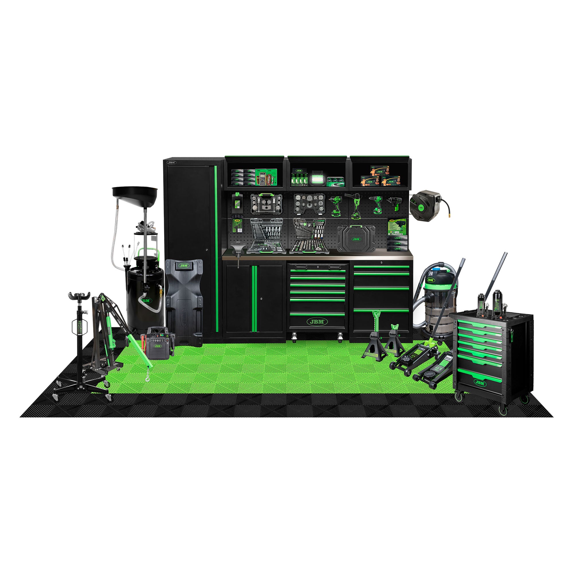 KIT OFFICINA COMPLETA JBM SERIES597 COMPLETO DI 8MT QUADRI DI PAVIMENTO