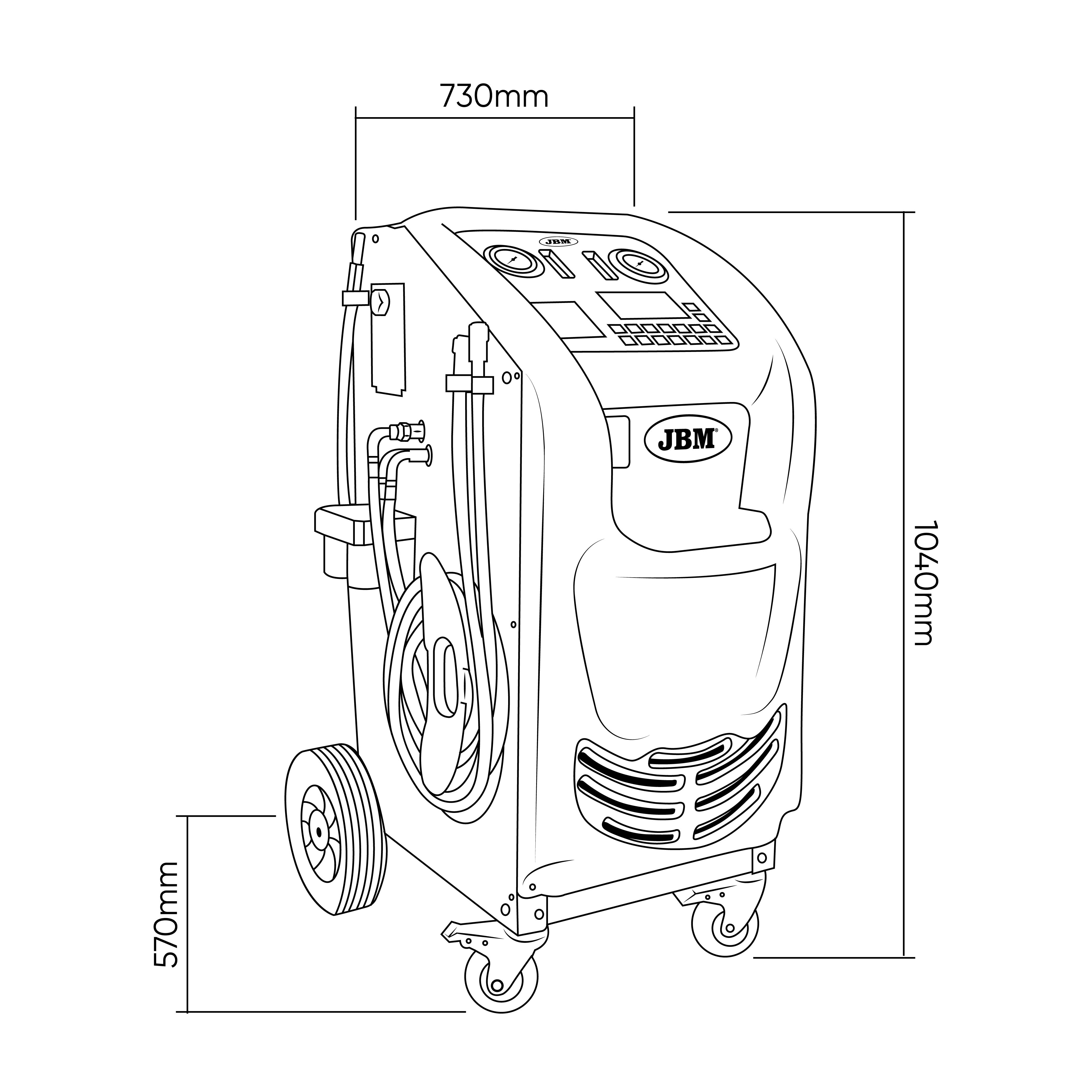 MACCHINA PER CAMBIO OLIO - CAMBIO AUTOMATICO 54290 JBM