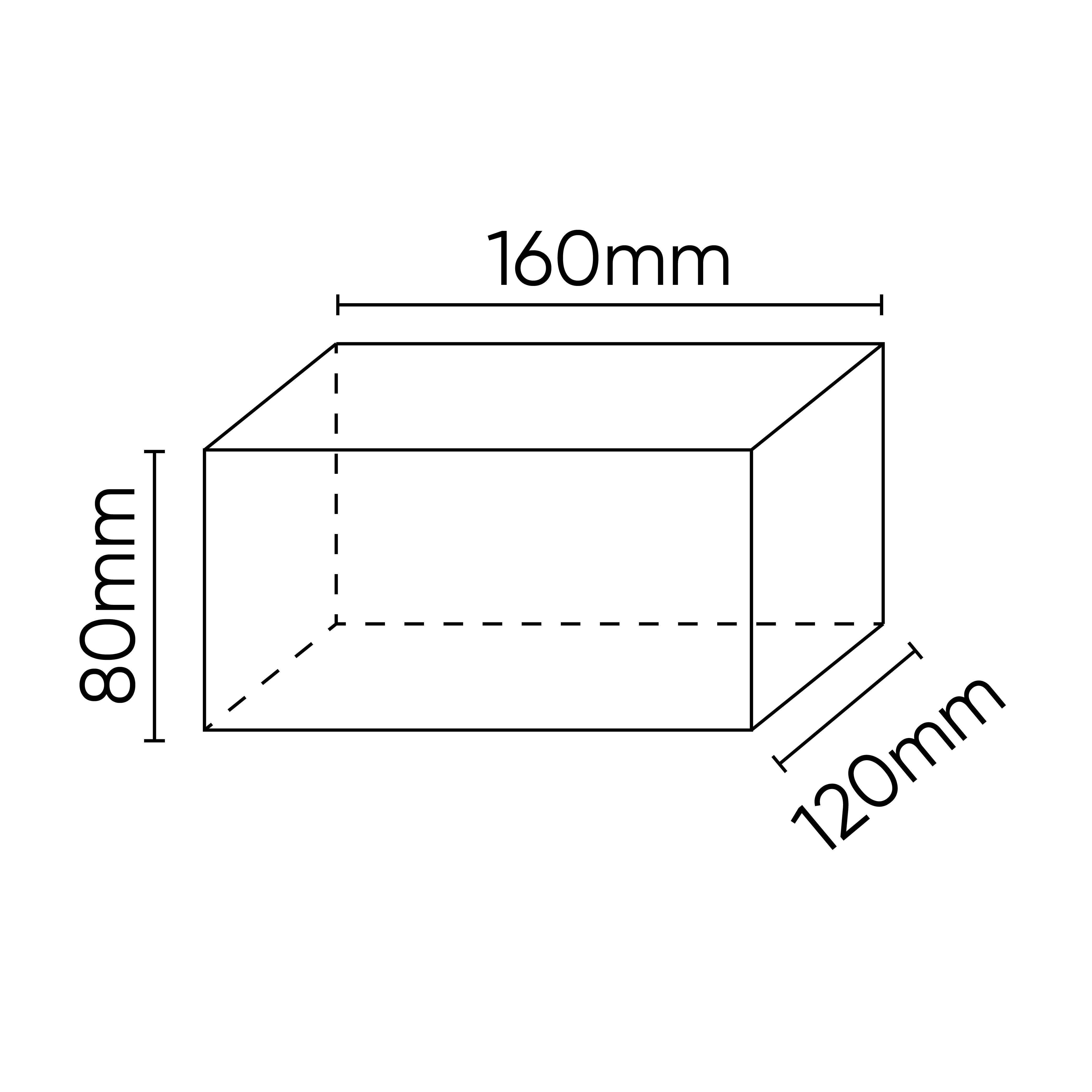 TAMPONE IN GOMMA PER PONTE SOLLEVATORE 160X120X80MM 54353 JBM