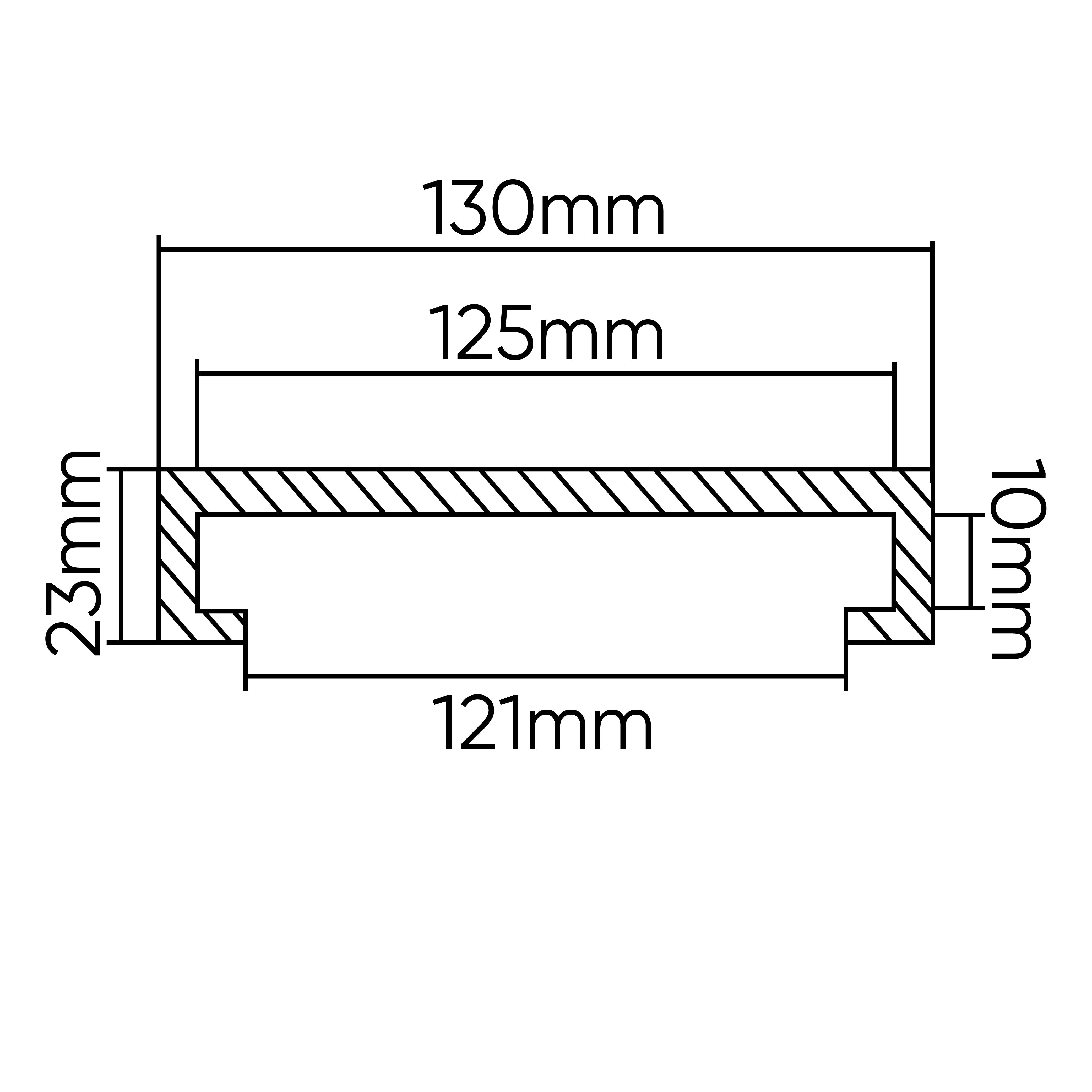 TAMPONE IN GOMMA PER PONTE SOLLEVATORE RAVAGLIOLI/SIRIO/SPACE 130MM 54360 JBM