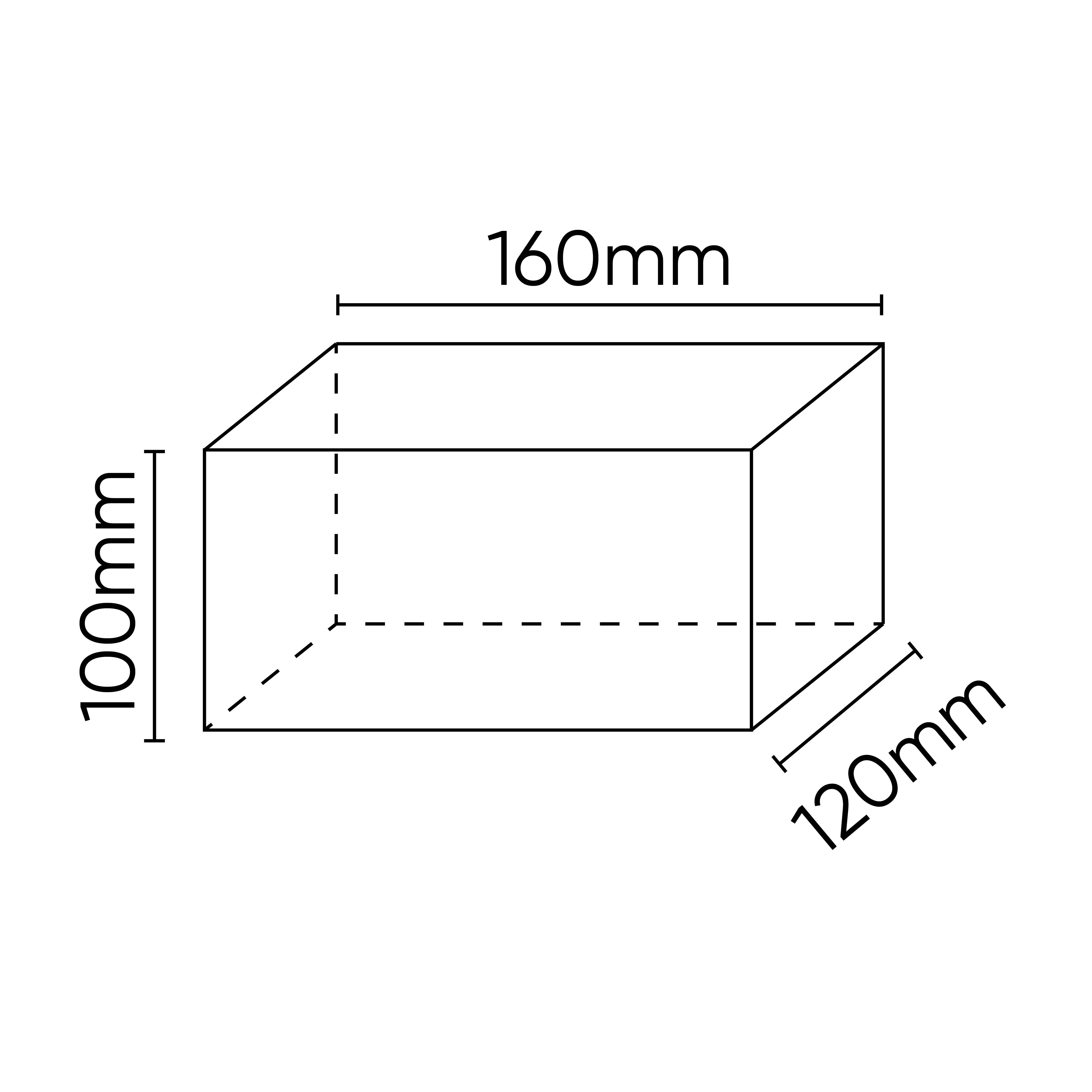 TAMPONE IN GOMMA PER PONTE SOLLEVATORE160X120X100MM 54485 JBM