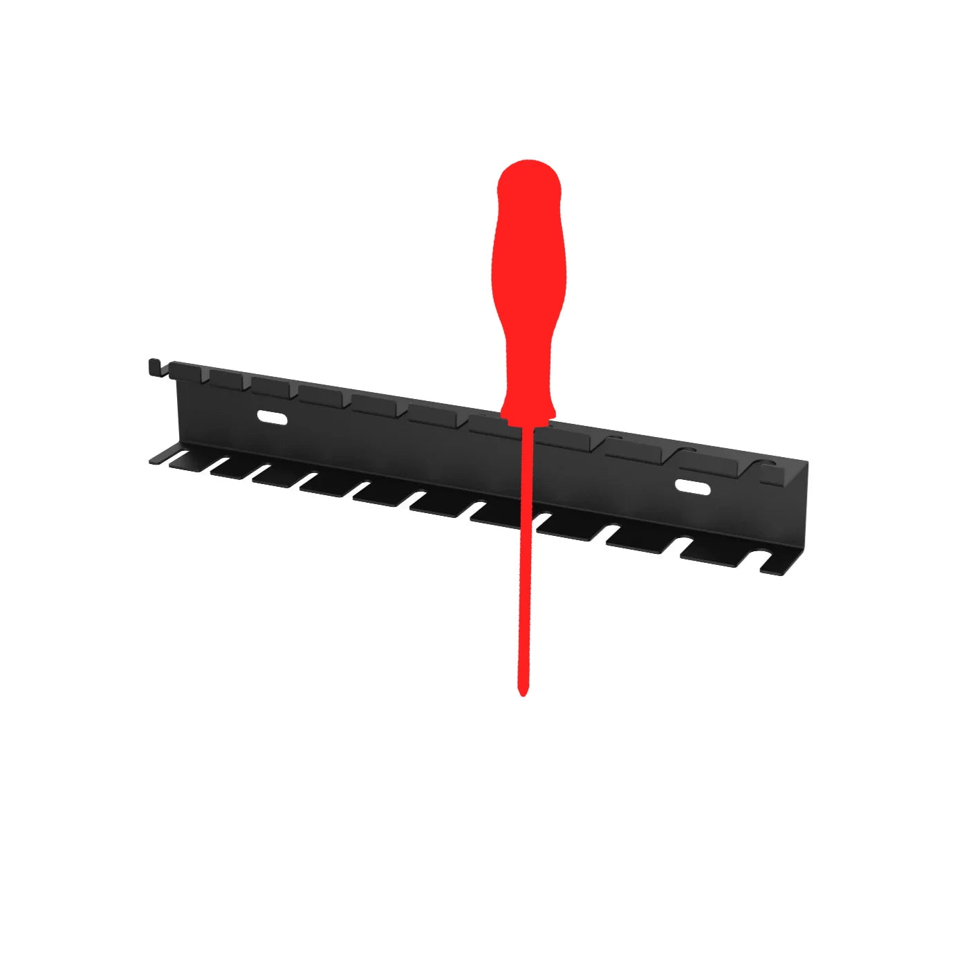 Supporto 11 giraviti 370mm per Arredo Officina Workshopitaly MPS Total Black