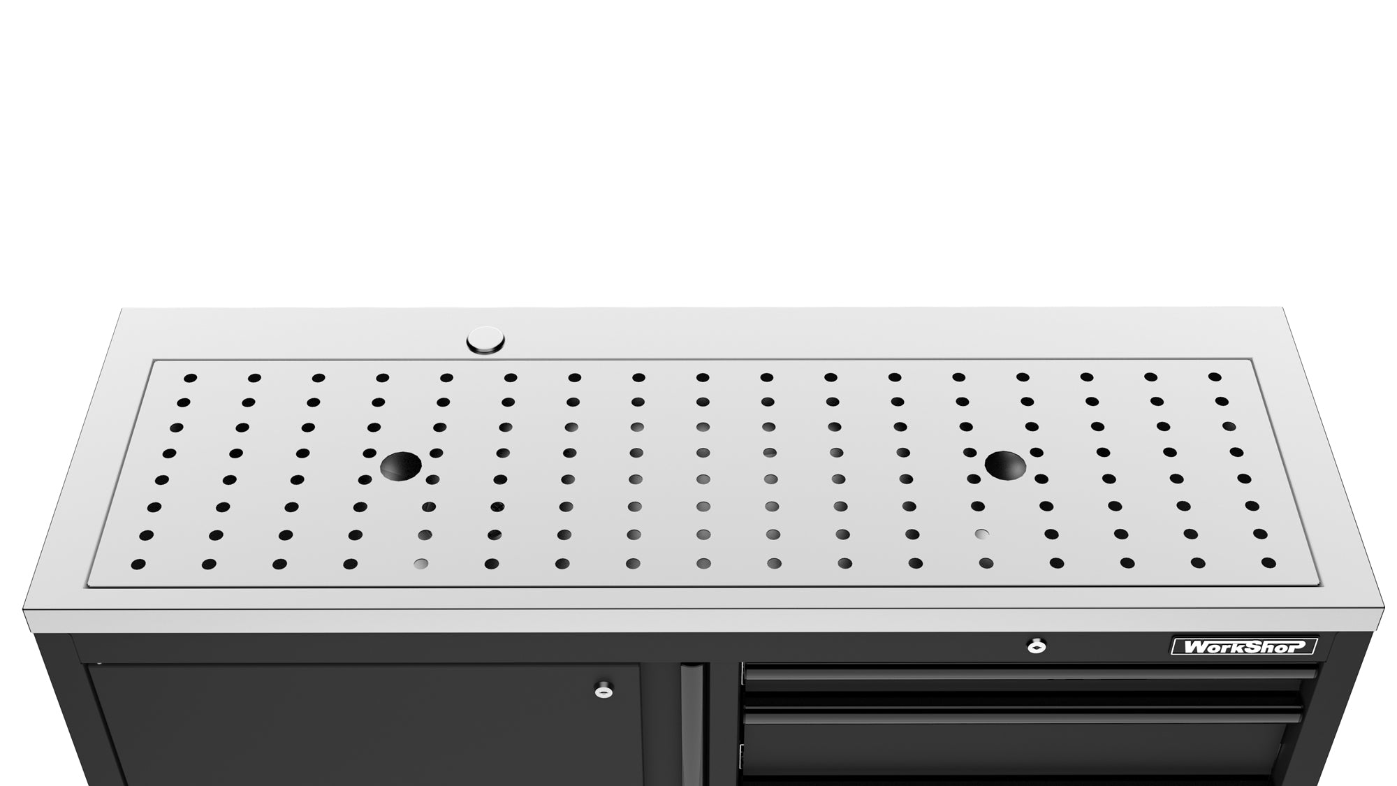 Mobile Officina Workshopitaly MPS multi funzione, lavello largo, piano di appoggio INOX