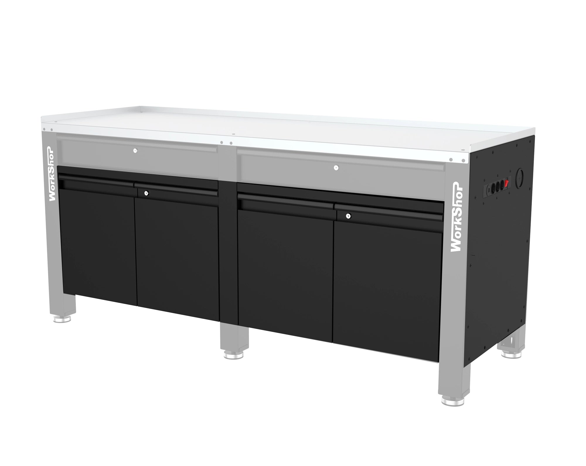 Kit Armadiatura con antine per banco HIGH FORCE Workshopitaly