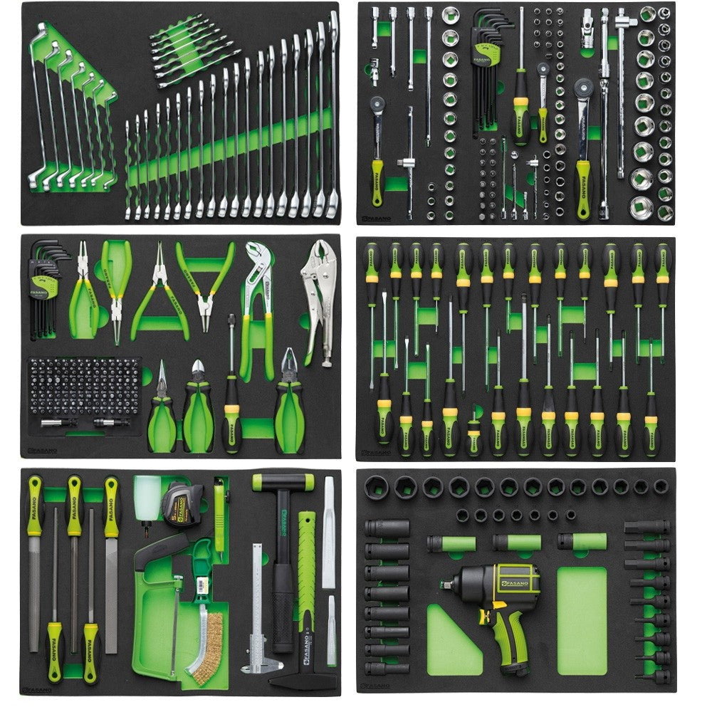 Configurazione Arreedo FG 118 con assortimento di 351 utensili Fasano FG 118V/AS351