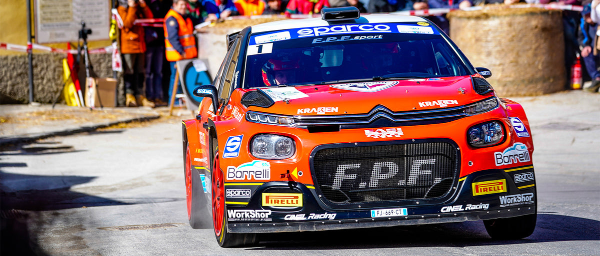La vettura da rally di Andrea Crugnola nell’archivio delle collaborazioni WORK SHOP