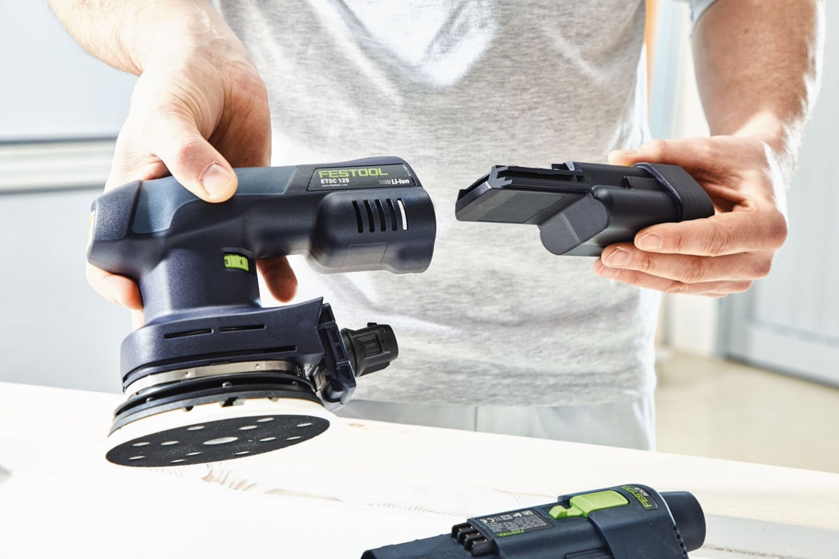 Festool Levigatrice orbitale a batteria ETSC 125-Basic