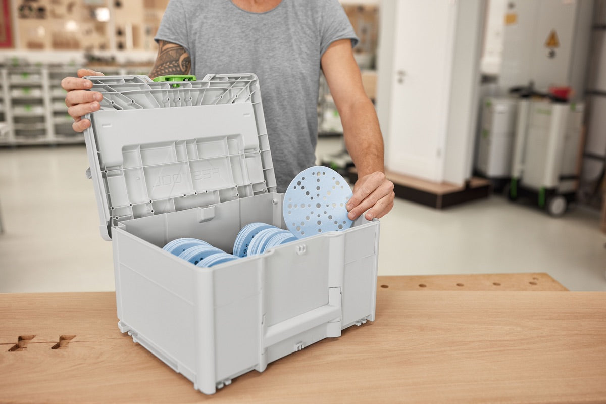 Festool Systainer³ con abrasivi Granat D150 GR SYS