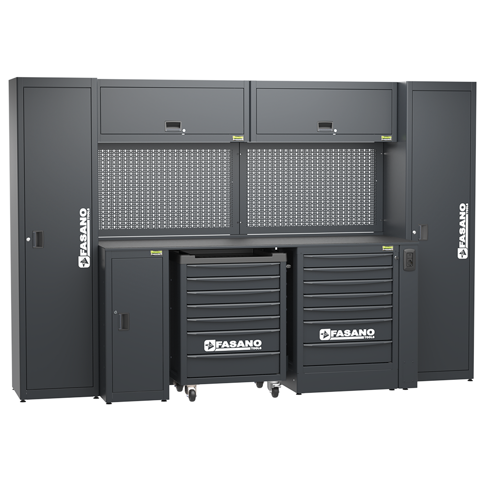 Configurazione di arredamento tecnico da 3050mm Fasano FG 118/CO30V