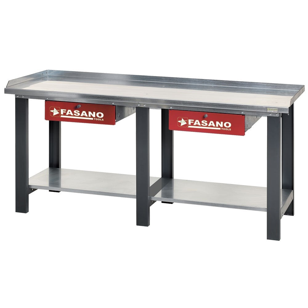 Banco da lavoro 2mt. con cassetti Fasano Tools FG 128/D2