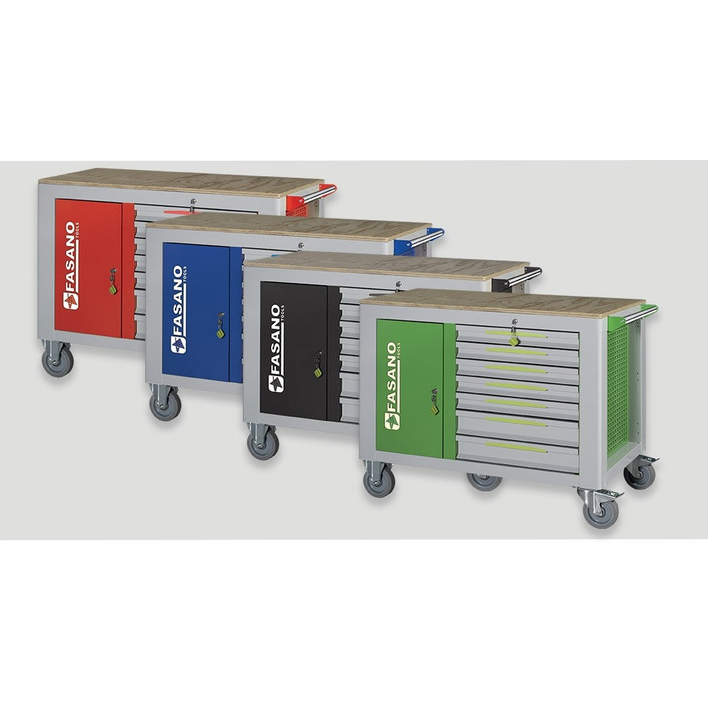 Carrello Porta Utensili Fasano Tools FG 160  a 14 cassetti con Assortimento 290 Utensili FG 160V/AS290