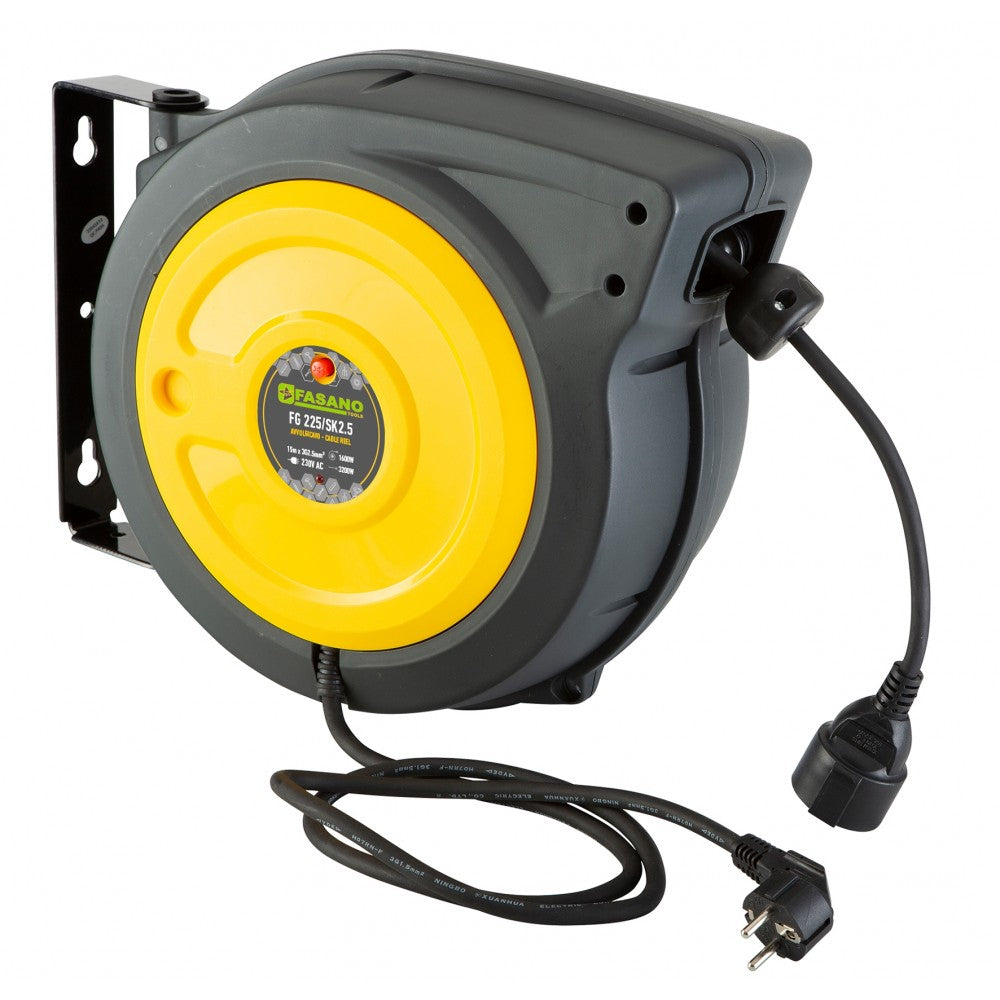 Avvolgitore automatico cavo 3x2,5mm 15mt. Fasano Tools FG 225/SK2.5