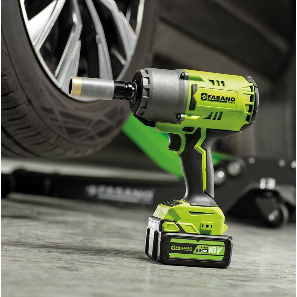 Avvitatore a impulsi compatto attacco 1/2'' - 18V Fasano FG 305/LT2 510Nm