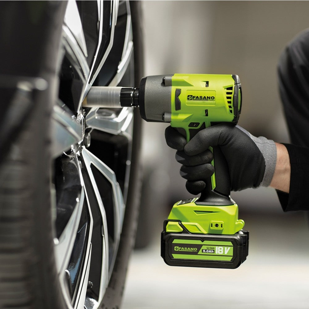 Avvitatore a impulsi compatto attacco 1/2'' - 18V Fasano FG 305/LT2 510Nm