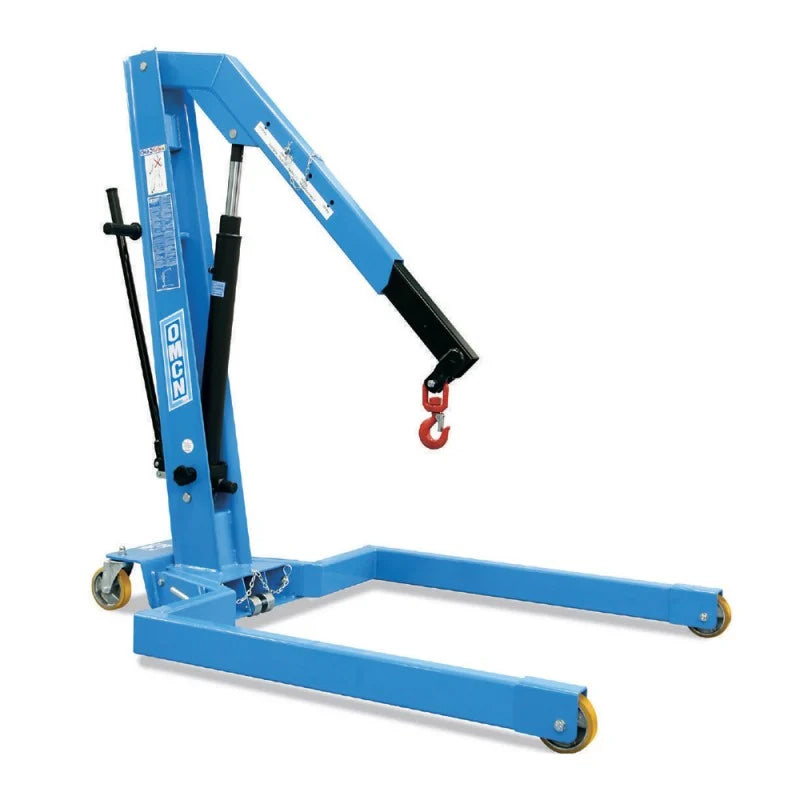 Gru idraulica GP12/DE OMCN pompa doppio effetto 1,2 ton