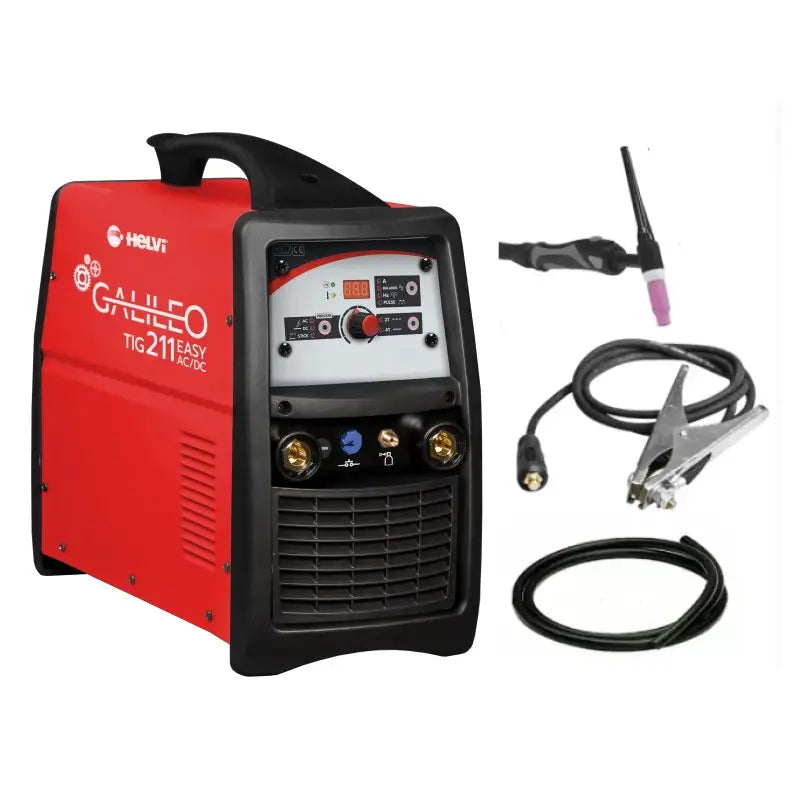 Saldatrice TIG AC/DC Galileo Tig 211 Easy Ac/Dc + Kit 110/230V - HELVI
