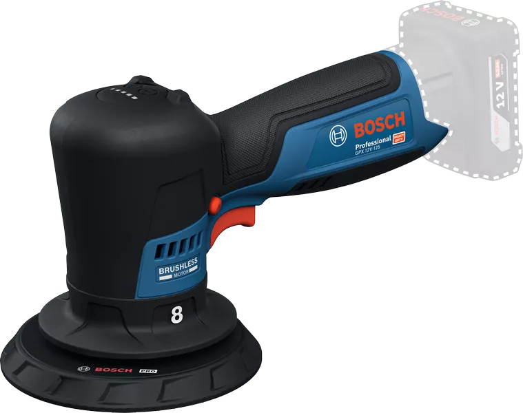 Lucidatrice Bosch GPX 12V-125 Professional