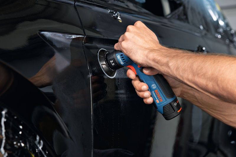 Levigatrice rotoorbitale a batteria Bosch GEX 12V-77 Professional