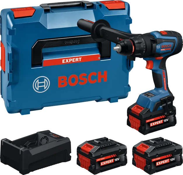 Trapano avvitatore a batteria Bosch EXPERT EXSR18V-150 set 3 BATTERIE  8Ah