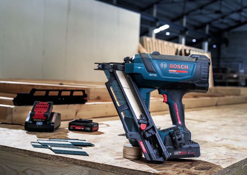 Graffatrice per legno a batteria Bosch EXNH18V-90D EXPERT